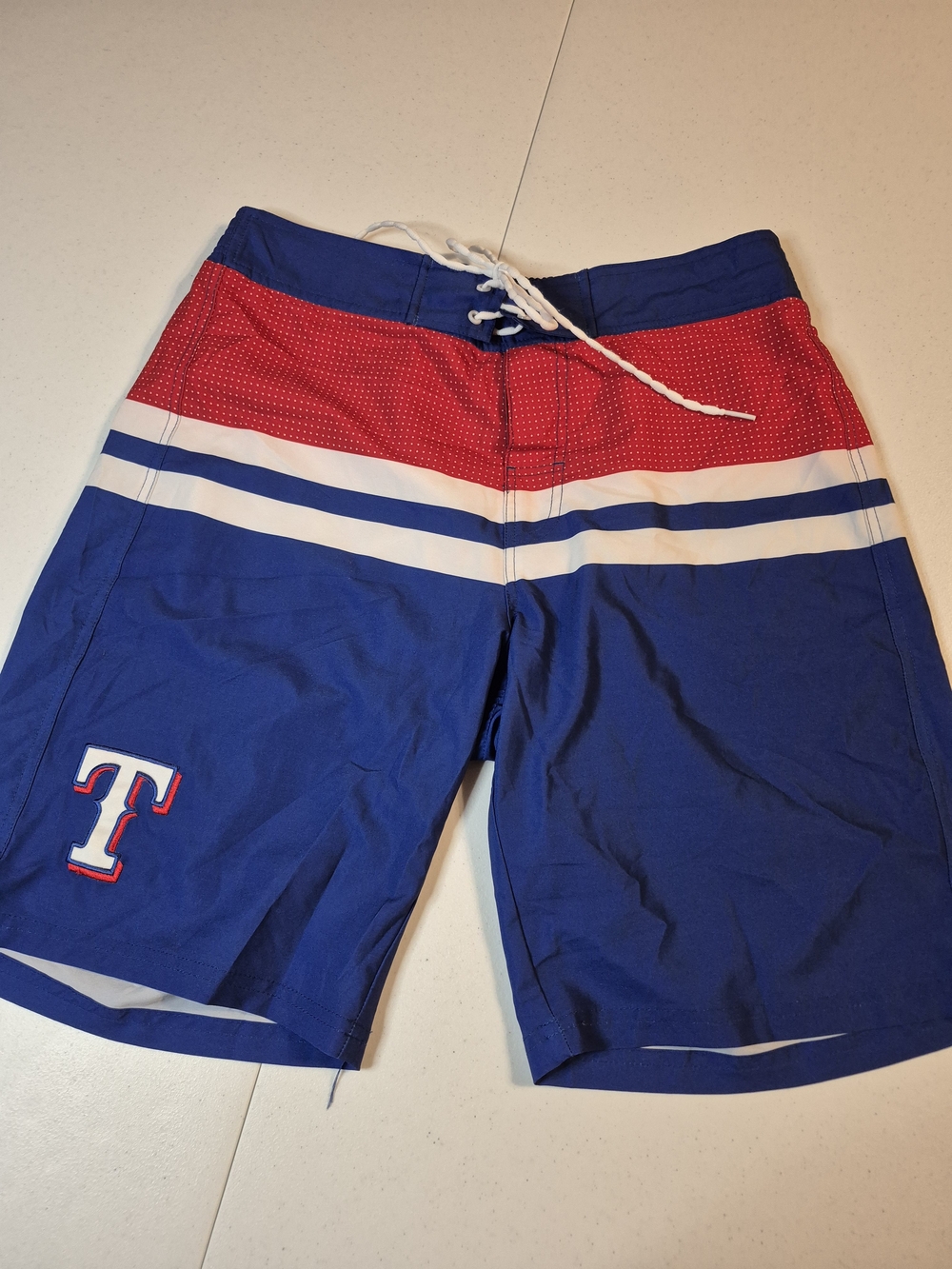 Genuine Merchandise Texas Rangers Men's Swim Board Shorts 4826